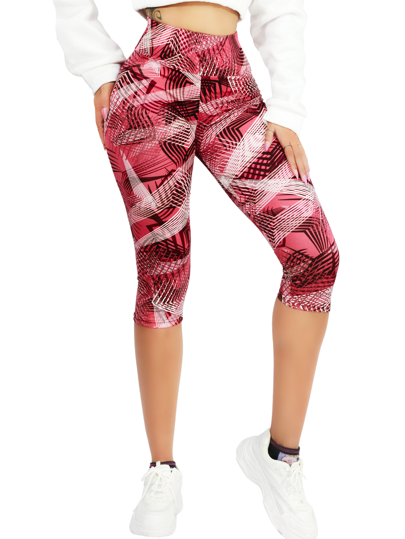 Leggins Mujer Capris Bermuda Mallones Cap-010  Mayon Mallas