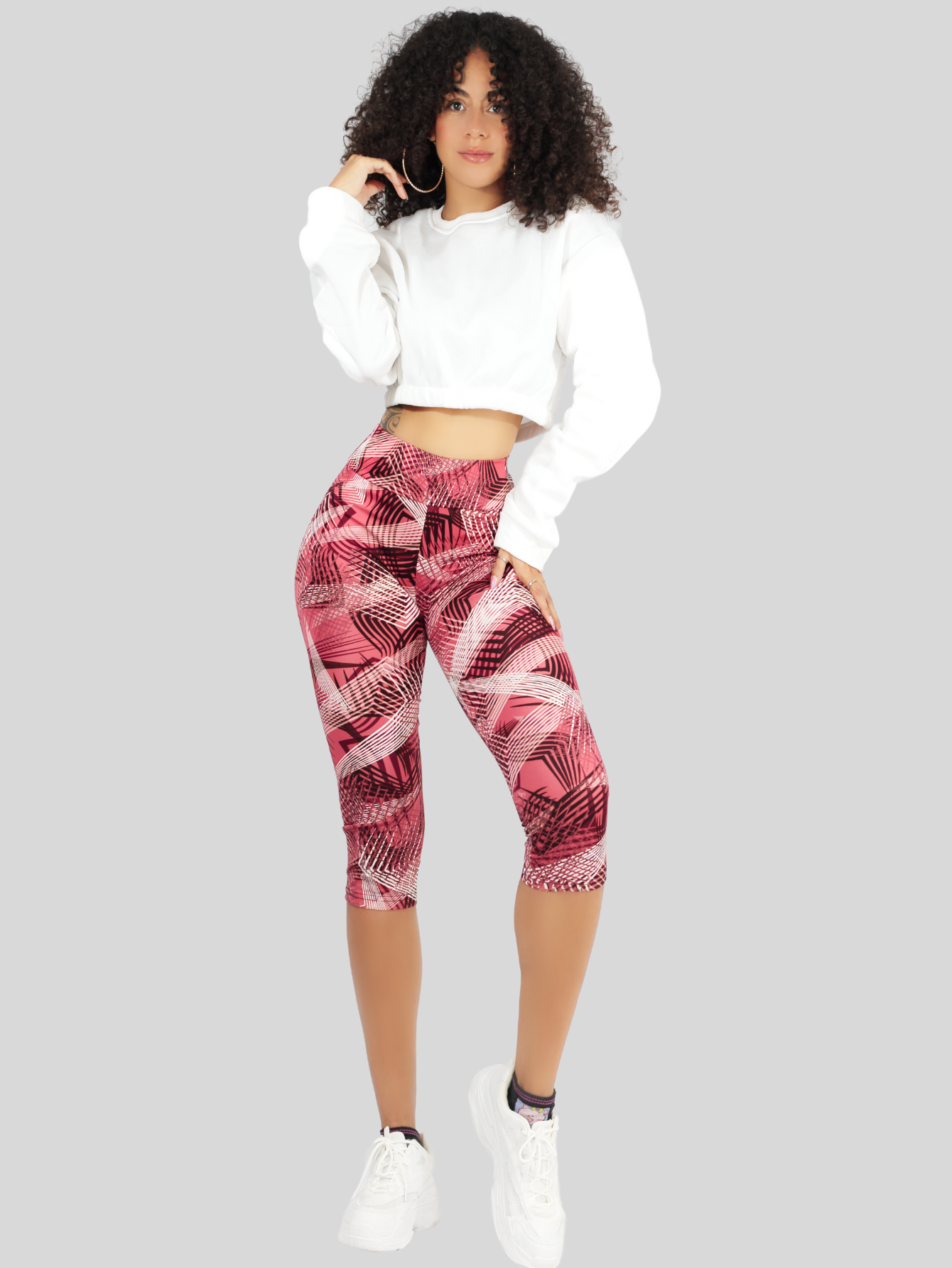 Foto 3 pulgar | Leggins Mujer Capris Bermuda Mallones Cap-010  Mayon Mallas