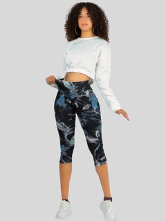 Foto 2 | Set De 2 Leggings Capri Cap-010 Dos Diseños