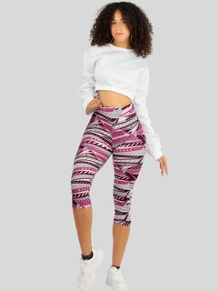 Foto 4 | Set De 2 Leggings Capri Cap-010 Dos Diseños