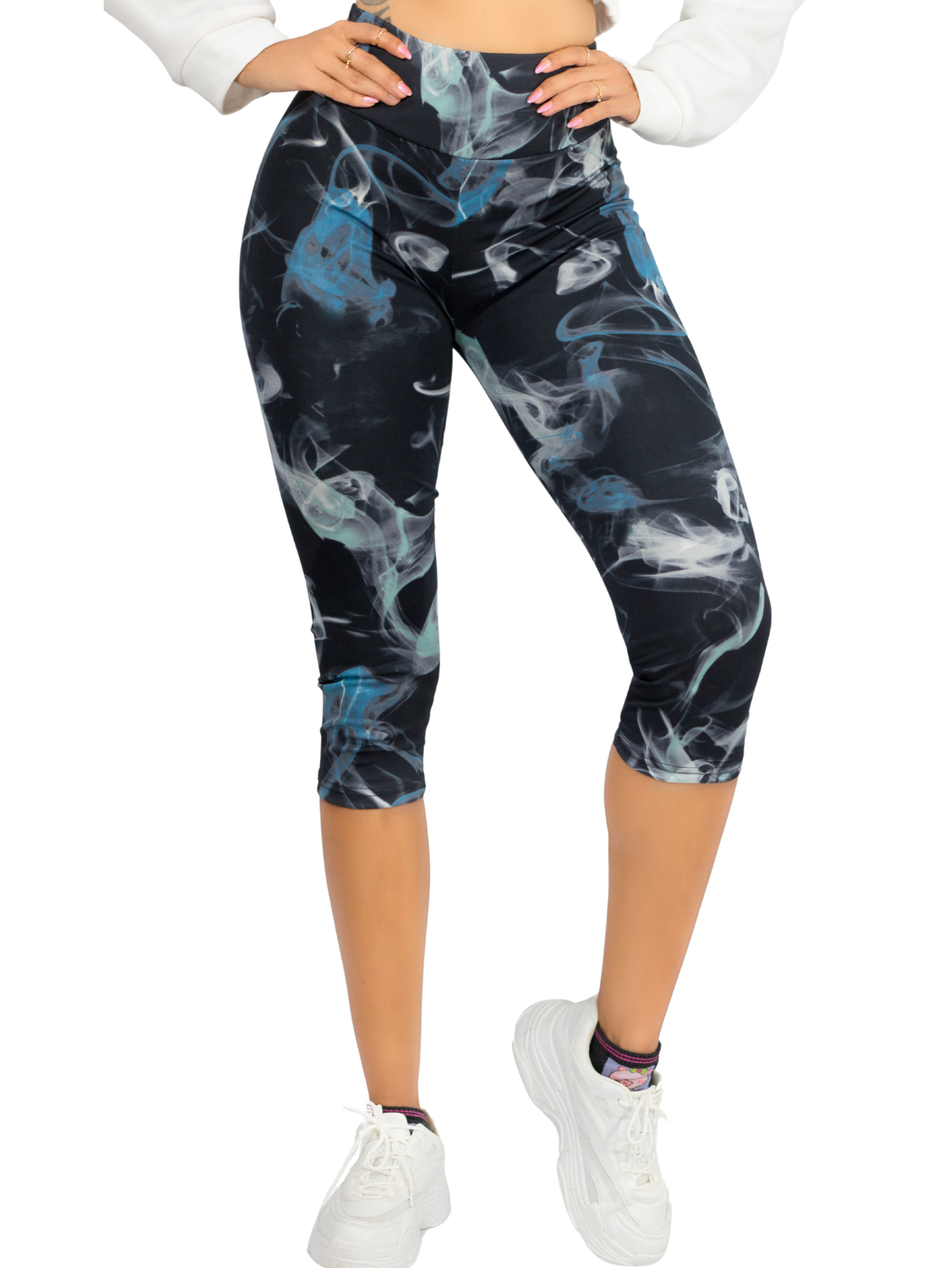 Leggins Mujer Capris Bermuda Mallones Cap-010  Mayon Mallas