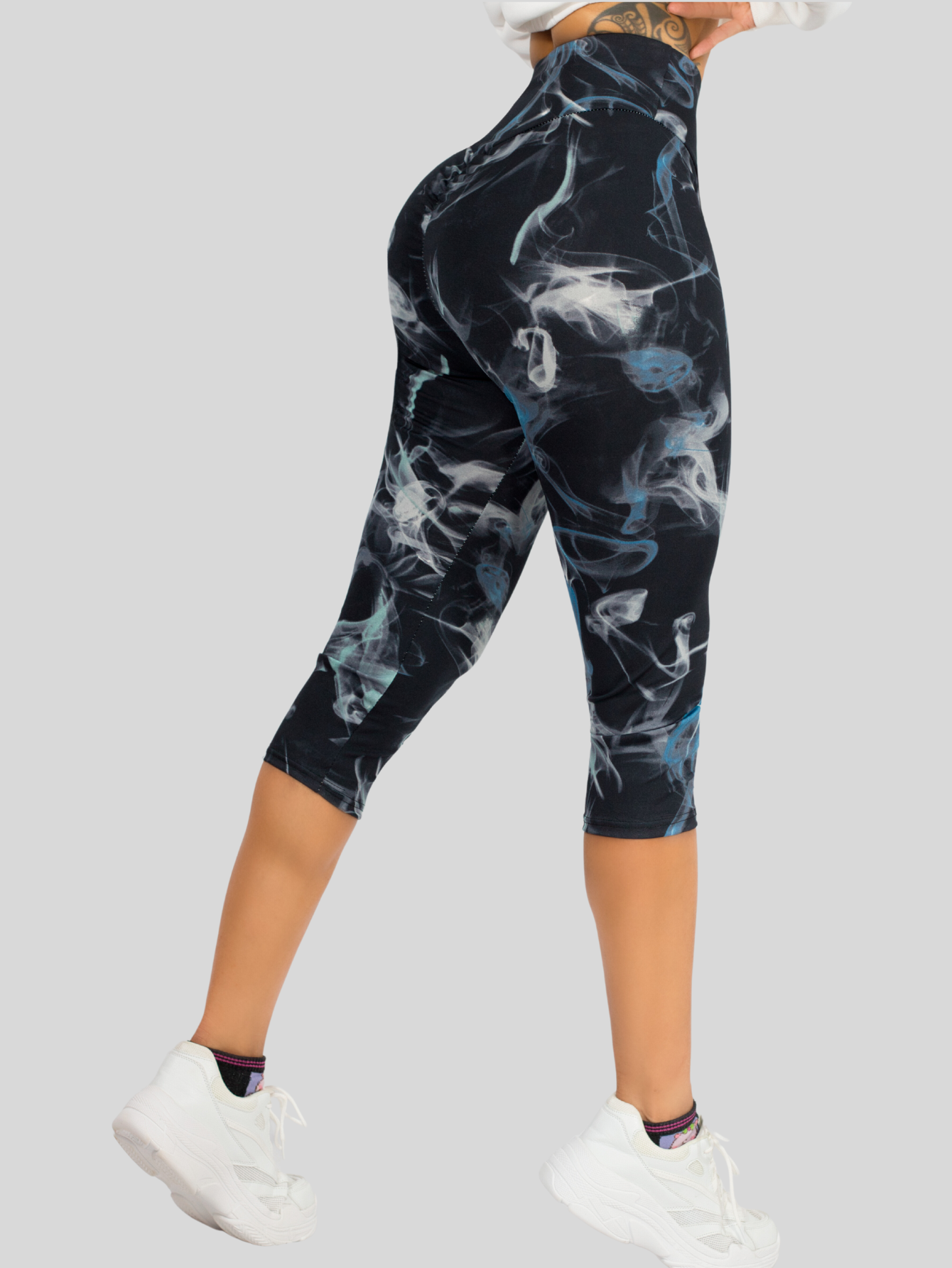 Foto 5 pulgar | Leggins Mujer Capris Bermuda Mallones Cap-010  Mayon Mallas
