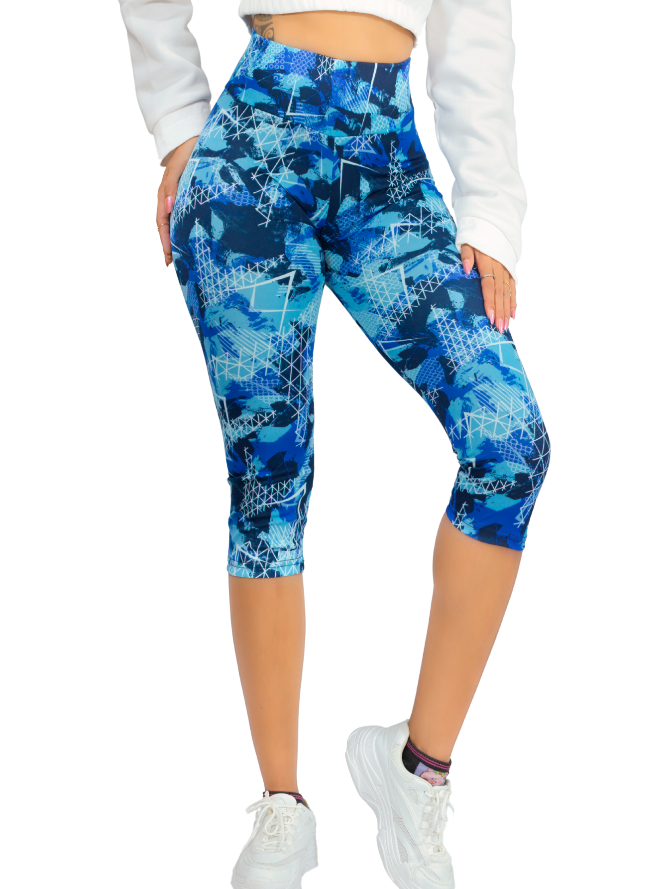 Leggins Mujer Capris Bermuda Mallones Cap-010  Mayon Mallas