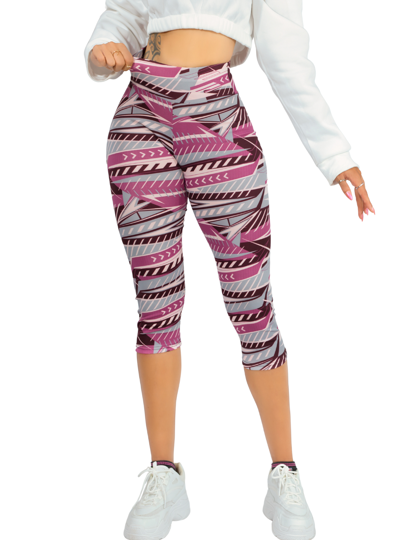 Leggins Mujer Capris Bermuda Mallones Cap-010  Mayon Mallas