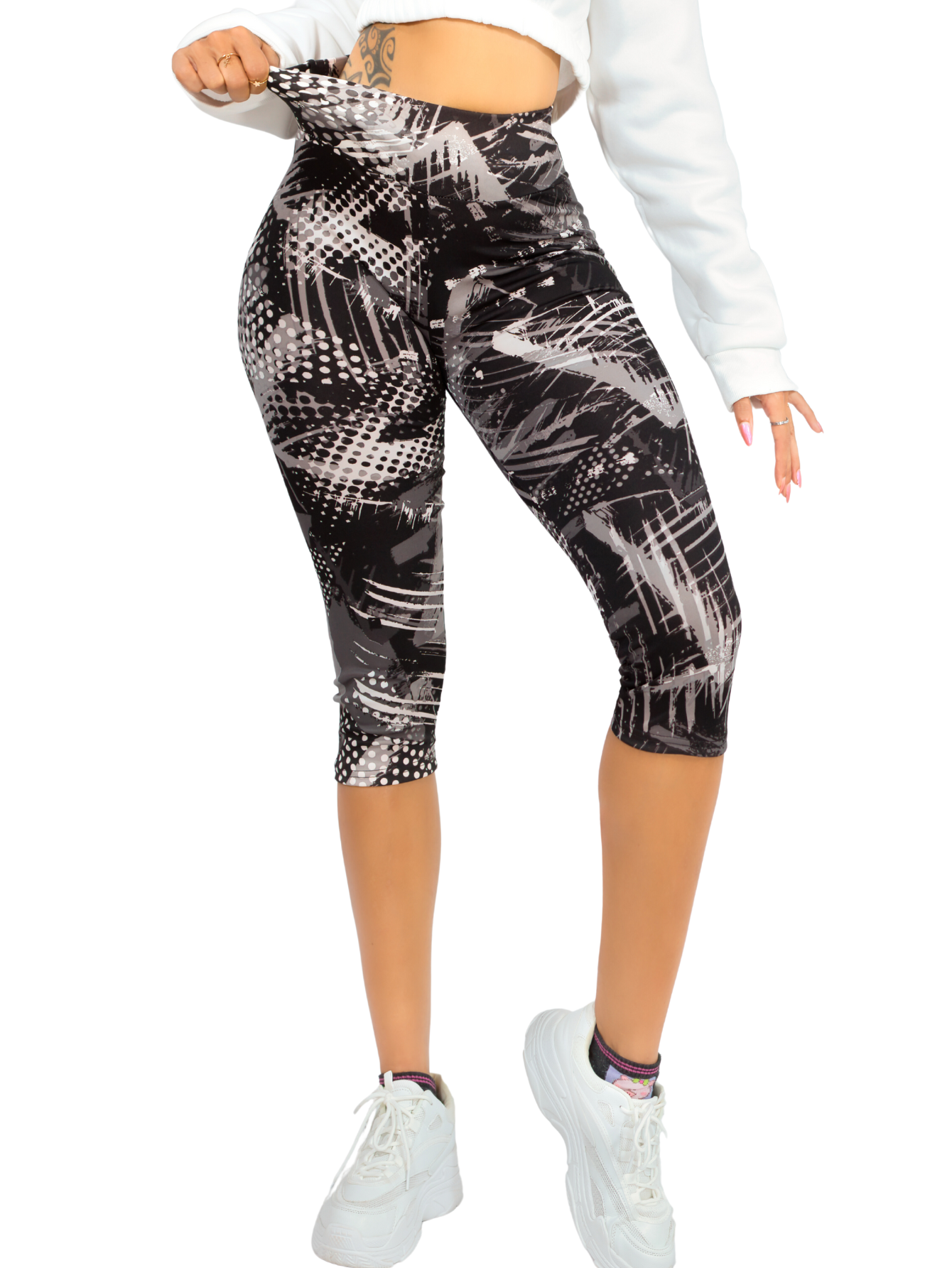 Leggins Mujer Capris Bermuda Mallones Cap-010  Mayon Mallas