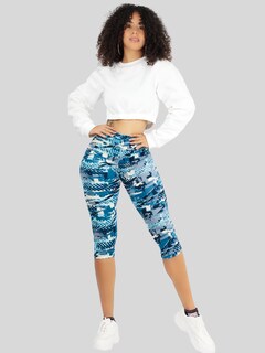 Foto 2 | Set De 2 Leggings Capri Cap-010 Dos Diseños