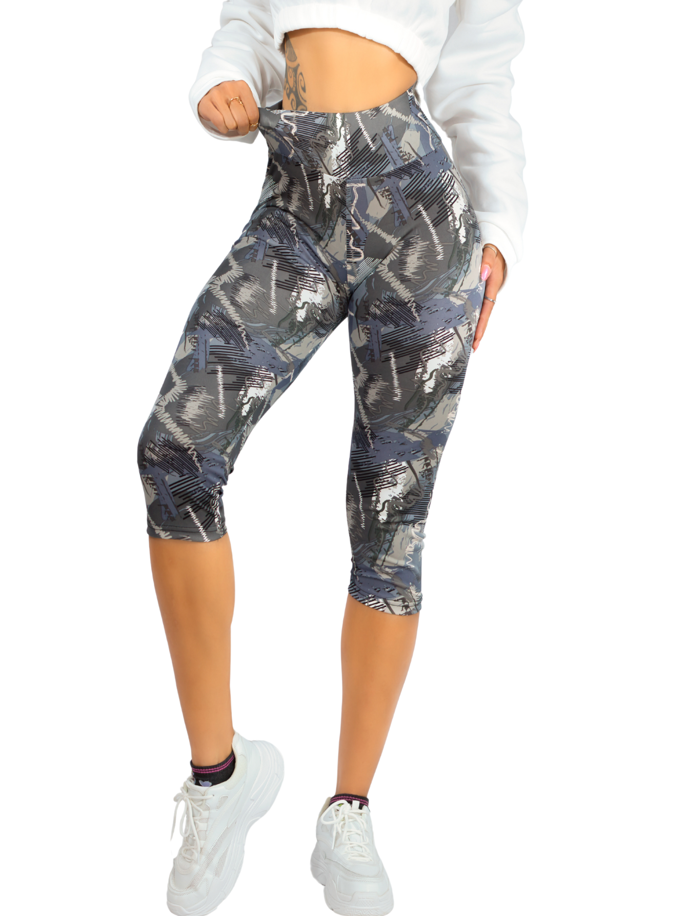 Leggins Mujer Capris Bermuda Mallones Cap-010  Mayon Mallas