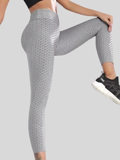 Foto 3 | Leggins Mujer Capris Bermuda Mallones Cap-02 Gris Claro Mayon Mallas
