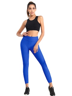 Foto 1 | Leggins Mujer Capris Bermuda Mallones Cap-02 Azul Mayon Mallas