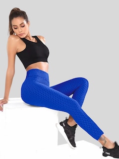 Foto 2 | Leggins Mujer Capris Bermuda Mallones Cap-02 Azul Mayon Mallas