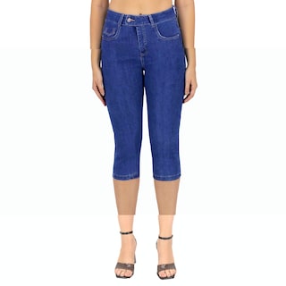 Foto 1 | Capri Britos Jeans Mujer Pescador Mezclilla Azul 025661