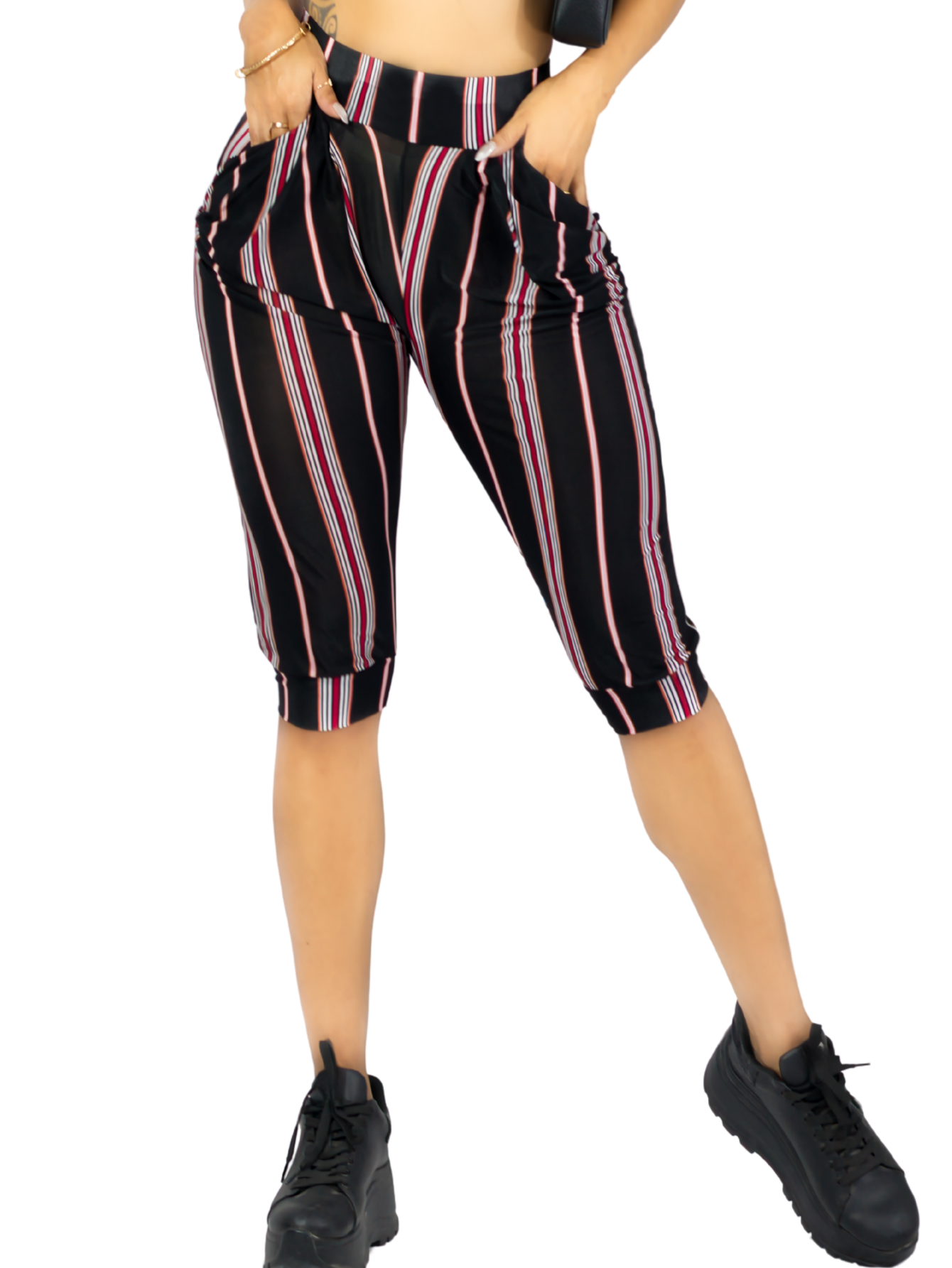 Foto 2 pulgar | Leggins Mujer Capris Bermuda Mallones Cap-011 Diseño 8 Mayon Mallas