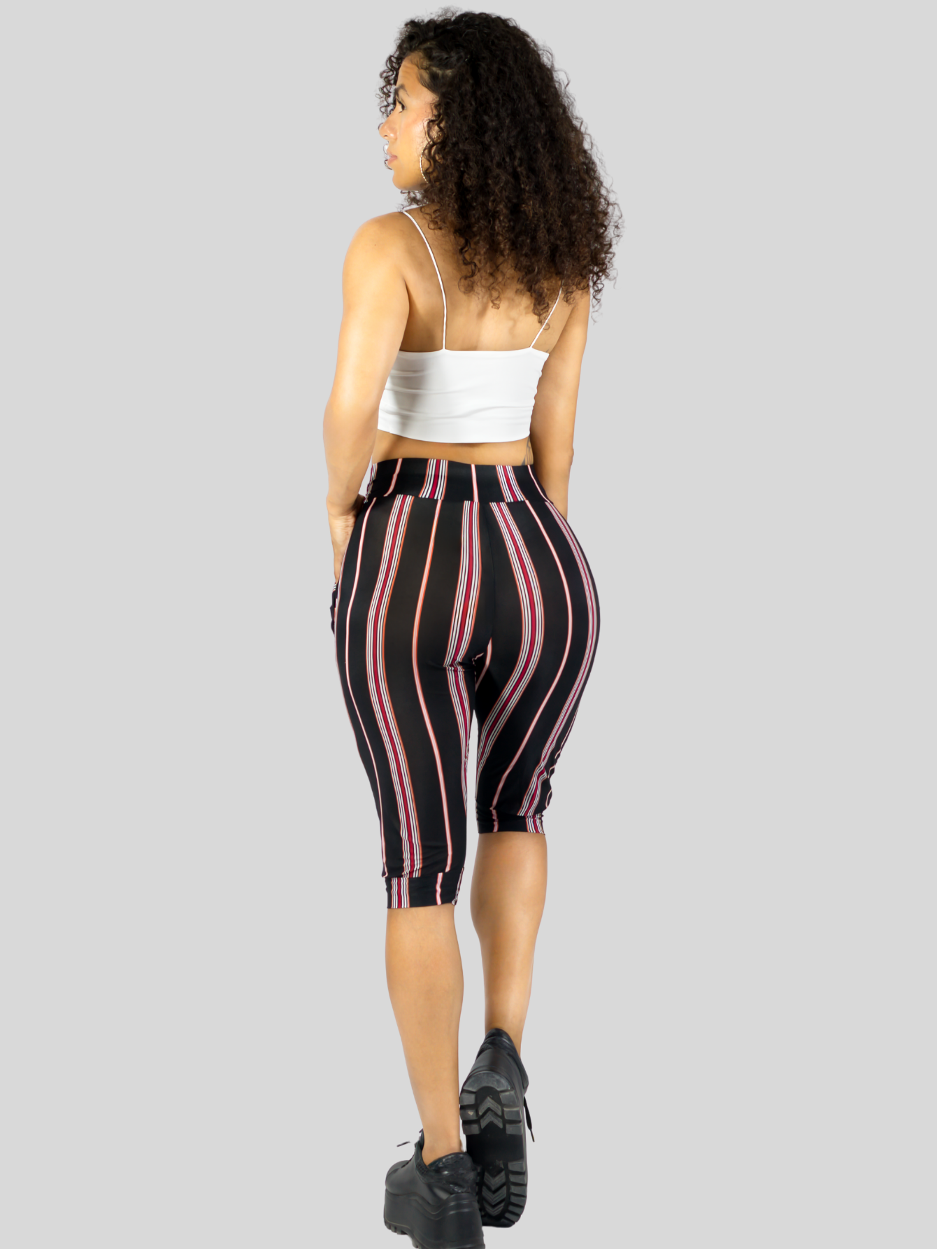 Foto 4 pulgar | Leggins Mujer Capris Bermuda Mallones Cap-011 Diseño 8 Mayon Mallas