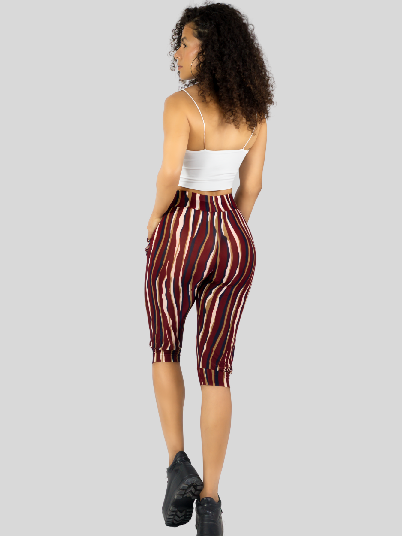 Foto 4 pulgar | Leggins Mujer Capris Bermuda Mallones Cap-011 Diseño 6 Mayon Mallas