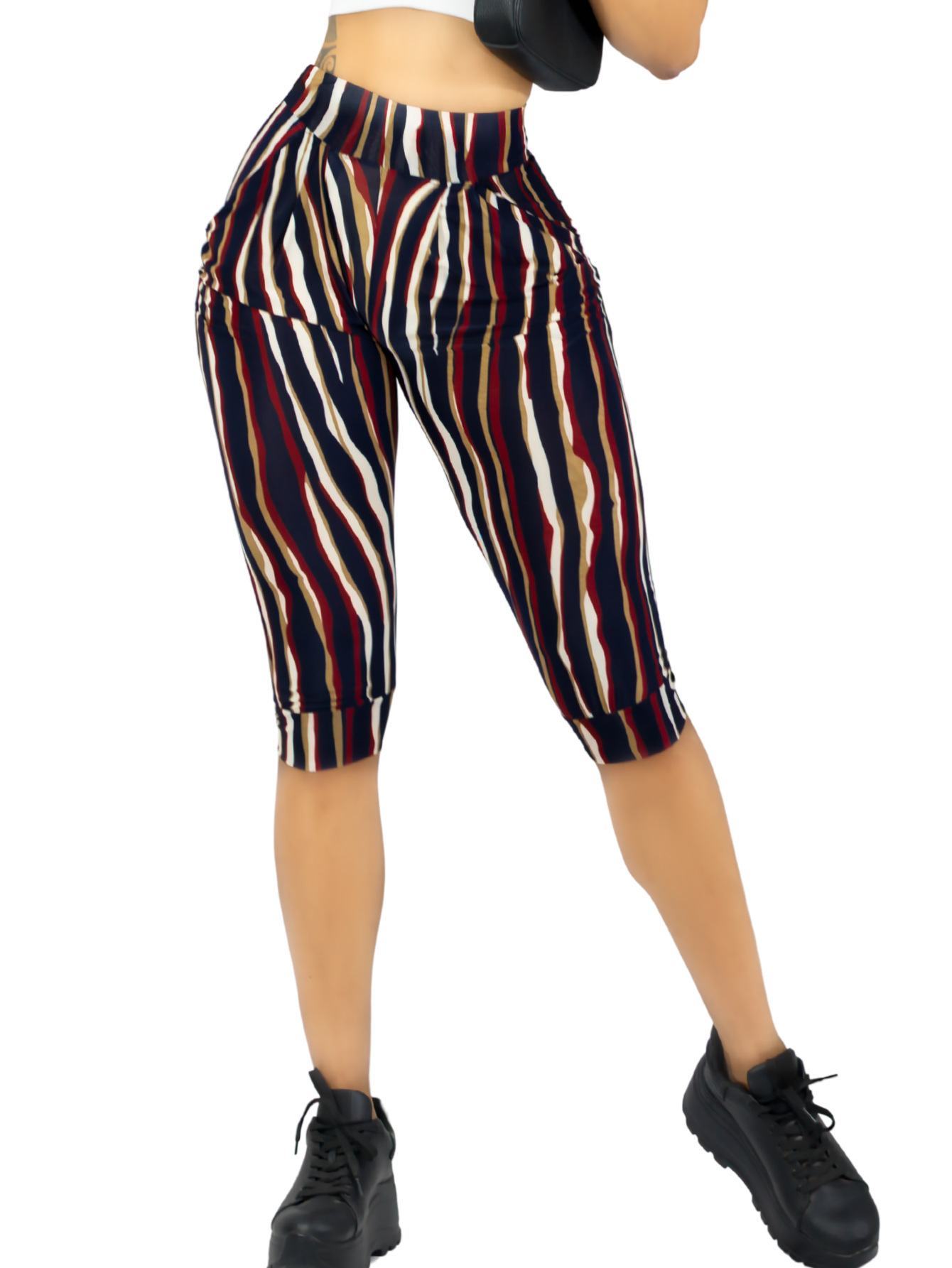Foto 2 pulgar | Leggins Mujer Capris Bermuda Mallones Cap-011 Diseño 7 Mayon Mallas