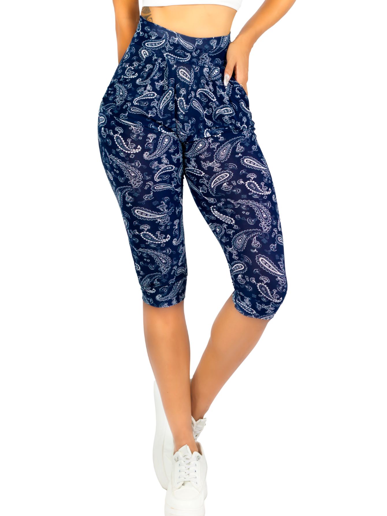 Leggins Mujer Capris Bermuda Mallones Cap-011 Diseño 4 Mayon Mallas