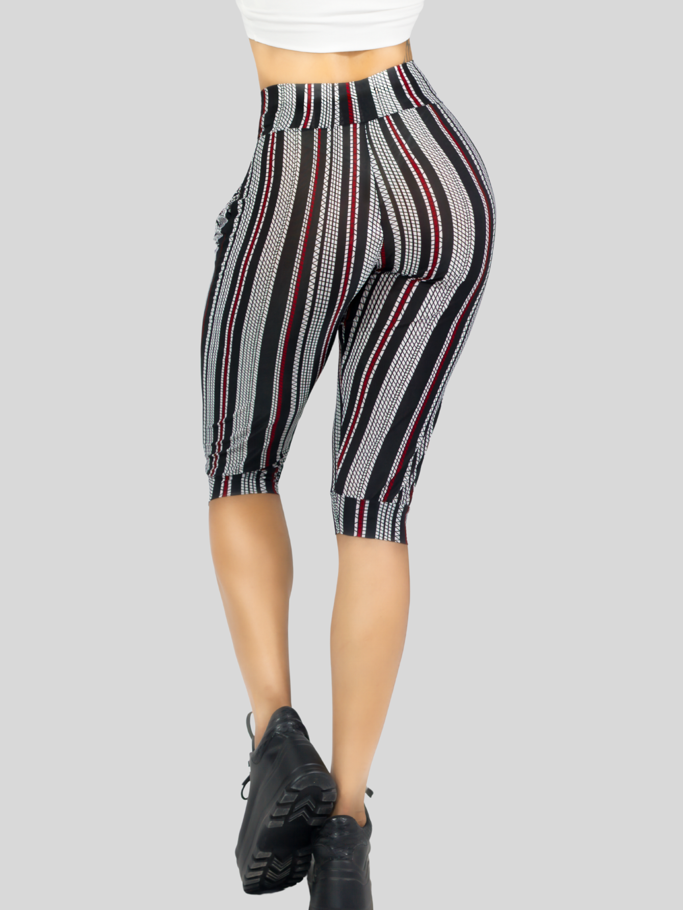 Foto 6 pulgar | Leggins Mujer Capris Bermuda Mallones Cap-011 Diseño 5 Mayon Mallas