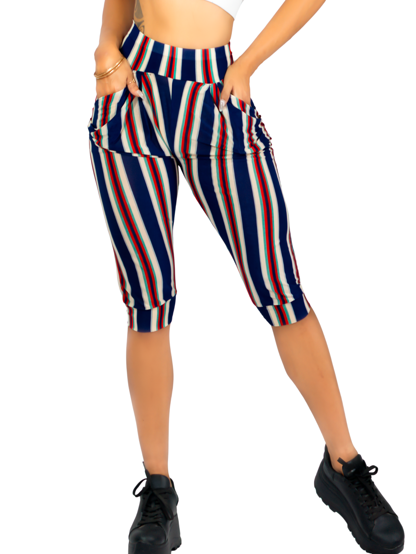 Foto 1 | Leggins Mujer Capris Bermuda Mallones Cap-011 Diseño 1 Mayon Mallas
