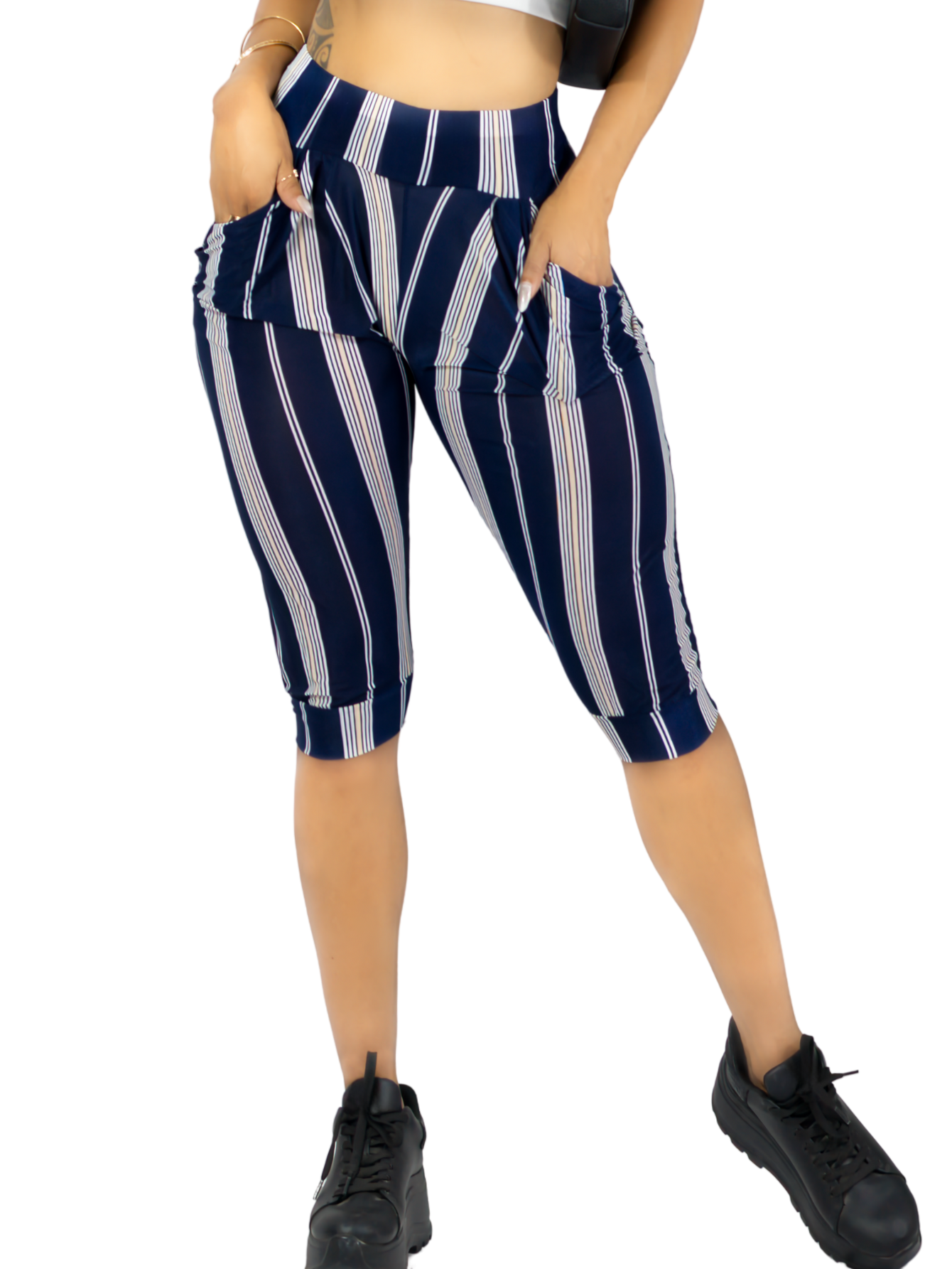 Foto 2 pulgar | Leggins Mujer Capris Bermuda Mallones Cap-011 Diseño 10 Mayon Mallas