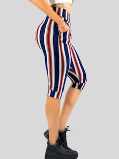 Foto 4 | Set De 2 Leggins Mujer Capris Bermuda Mallones Cap-011-px2 Dos Diseños Mayon Mallas