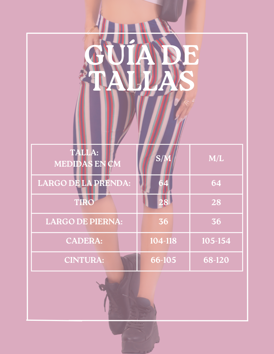 Foto 9 pulgar | Set De 2 Leggins Mujer Capris Bermuda Mallones Cap-011-px2 Dos Diseños Mayon Mallas