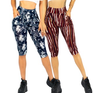 Foto 1 | Set De 2 Leggins Mujer Capris Bermuda Mallones Cap-011-px2 Dos Diseños Mayon Mallas