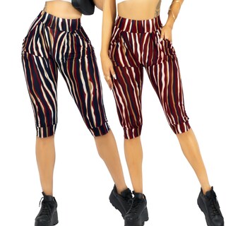 Foto 1 | Set De 2 Leggins Mujer Capris Bermuda Mallones Cap-011-px2 Dos Diseños Mayon Mallas