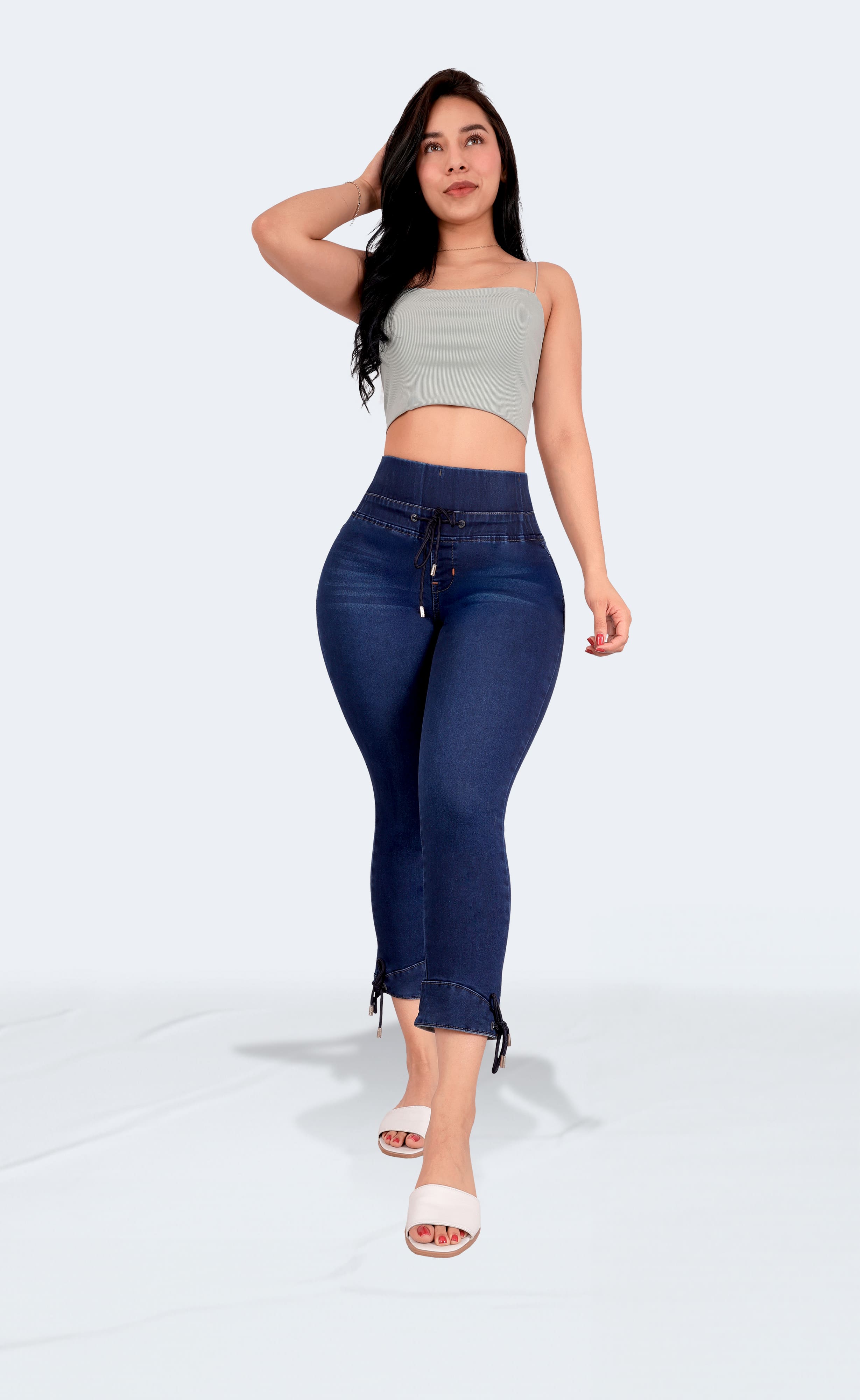 Foto 6 | Capri Casual Para Mujer Con Efecto Levanta Pompa – Calidad Premium 2908/01