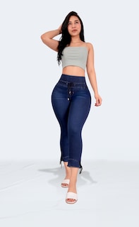 Foto 6 | Capri Casual Para Mujer Con Efecto Levanta Pompa – Calidad Premium 2908/01