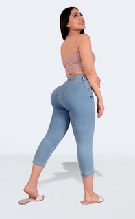 Foto 3 | Capri Casual Para Mujer Con Efecto Levanta Pompa – Calidad Premium 3039/01