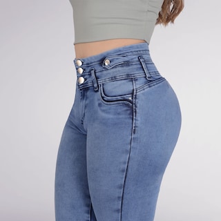 Foto 2 | Capri Casual Para Mujer Con Efecto Levanta Pompa – Calidad Premium 3937/05