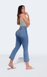 Foto 3 | Capri Casual Para Mujer Con Efecto Levanta Pompa – Calidad Premium 3937/05