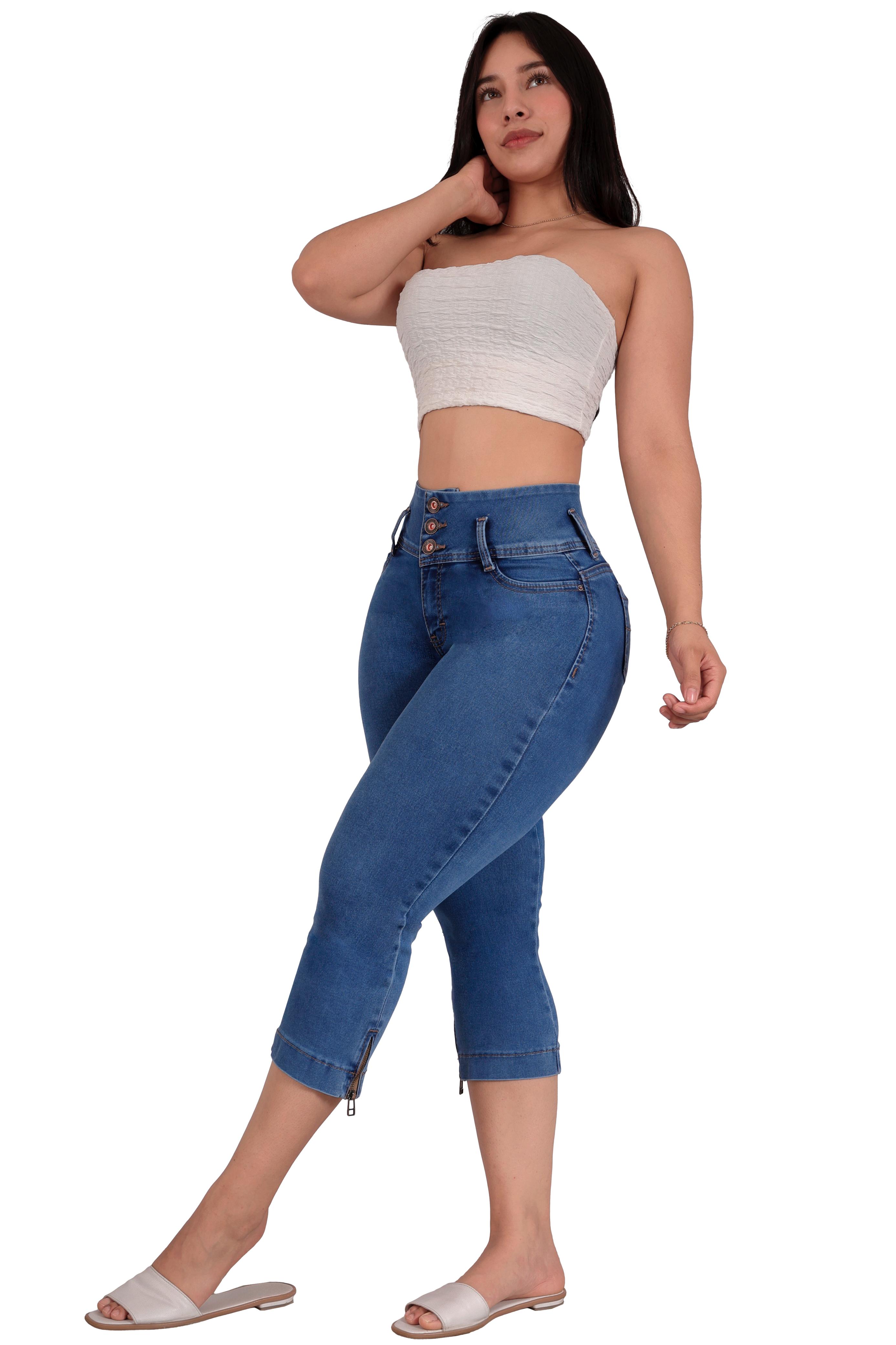 Foto 5 pulgar | Capri Casual Para Mujer Levanta Pompa – Estilo Y Ajuste Para Tu Figura 3965/04