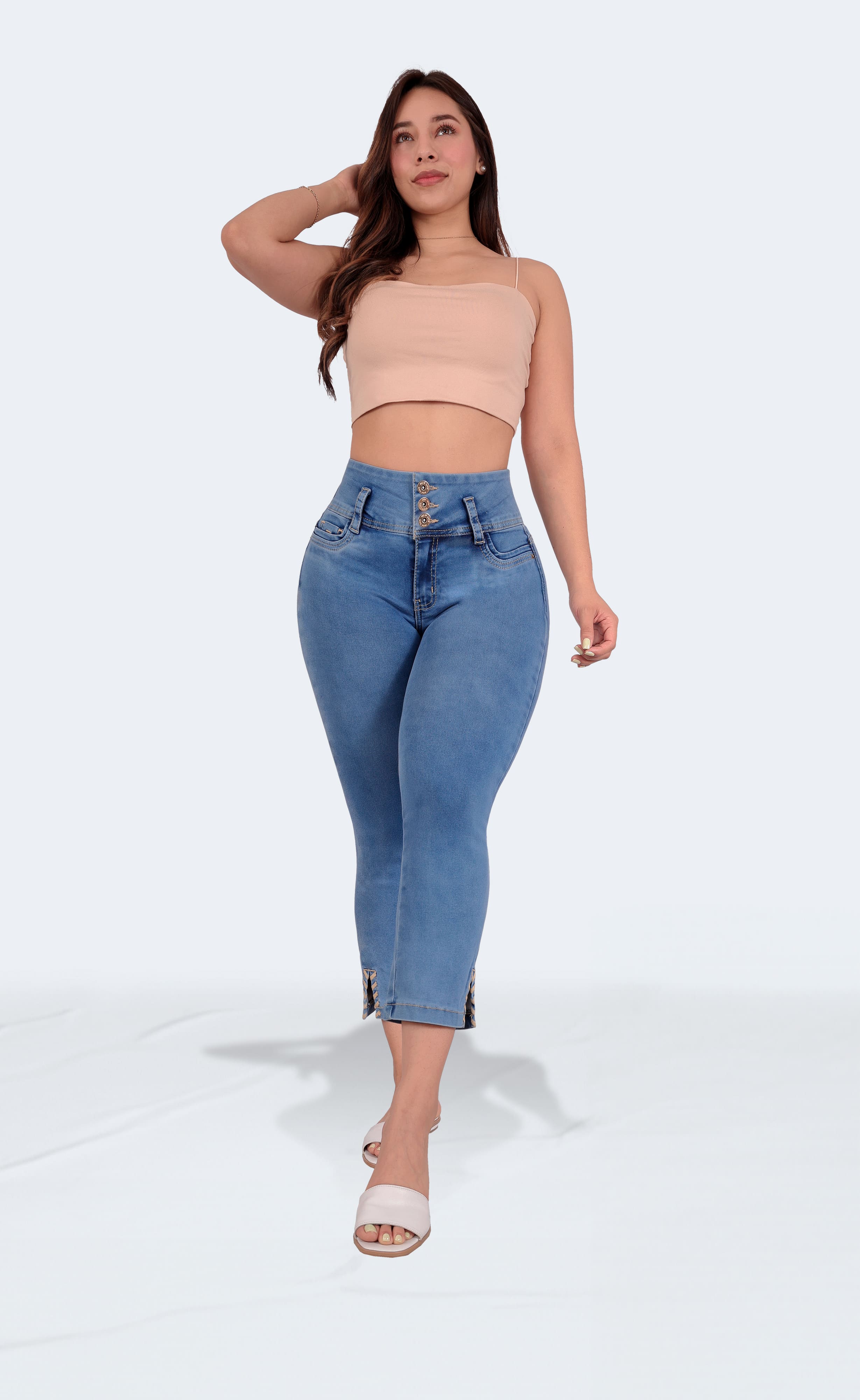 Foto 6 pulgar | Capri Casual Para Mujer Levanta Pompa – Estilo Y Ajuste Para Tu Figura 3938/05