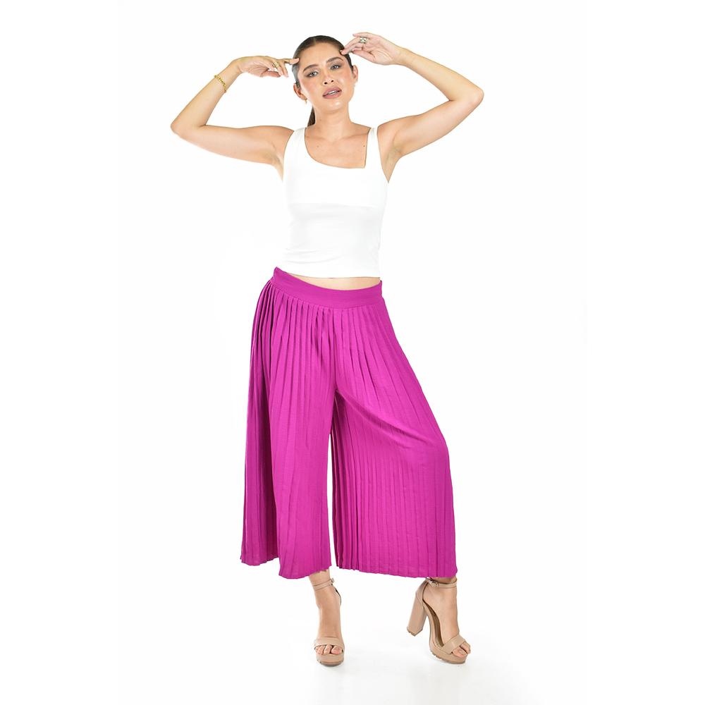 Foto 1 | Capri Plisado Roman Fashion /juvenil, 2155 (magenta) Fucsia Oscuro