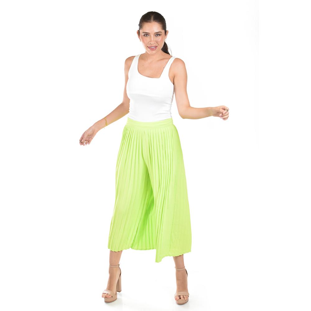 Foto 4 | Capri Plisado Roman Fashion /juvenil, 2155 (lima) Verde Claro