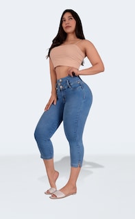Foto 6 | Jeans Capri Dama, Casual Mejora Tu Figura Sea Brazil