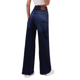 Foto 2 | Jeans Wide Leg MCHK Azul Stretch para Dama