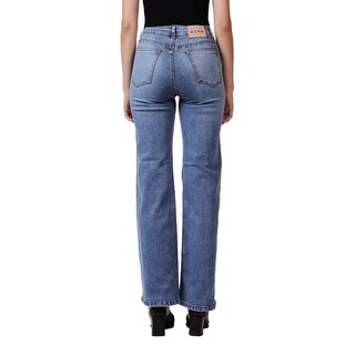 Foto 3 | Jeans Wide Leg MCHK Azul Stretch para Dama