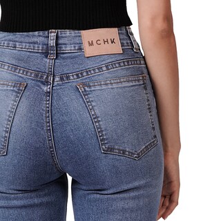 Foto 4 | Jeans Wide Leg MCHK Azul Stretch para Dama