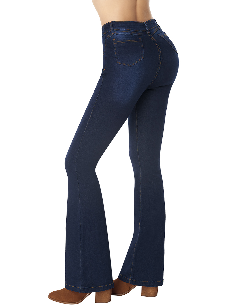 Foto 3 pulgar | Jeans Devendi Azules Campana