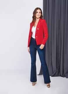 Foto 3 | Jeans Devendi Azules Campana