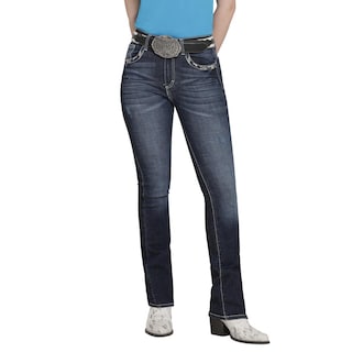 Foto 1 | Jeans Vaquero Wrangler Mujer Boot Cut 219 Azul
