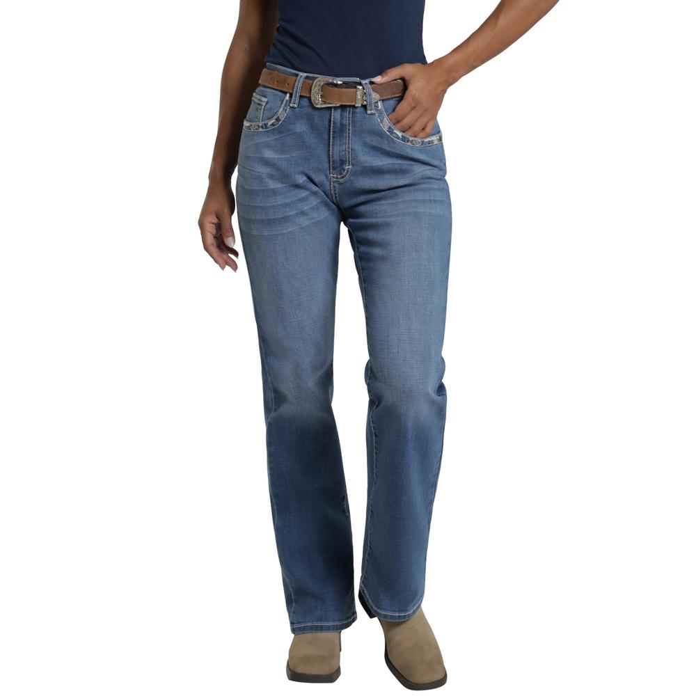 Foto 1 | Jeans Vaquero Wrangler Mujer Boot Cut 447 Azul