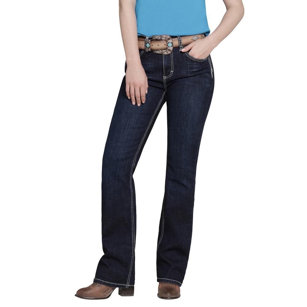 Jeans Vaquero Wrangler Mujer Boot Cut 221 Azul