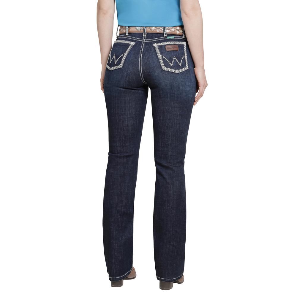 Foto 4 pulgar | Jeans Vaquero Wrangler Mujer Boot Cut 221 Azul