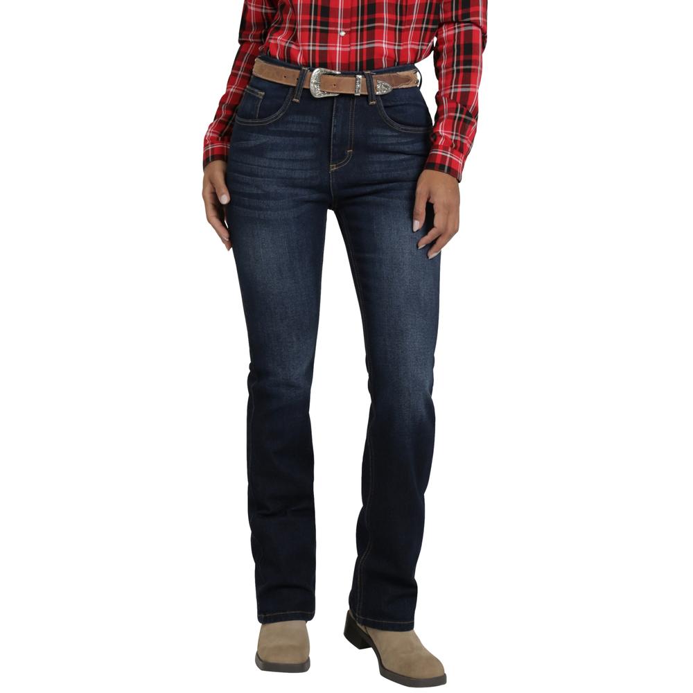 Foto 2 pulgar | Jeans Vaquero Wrangler Mujer Boot Cut 192 Azul