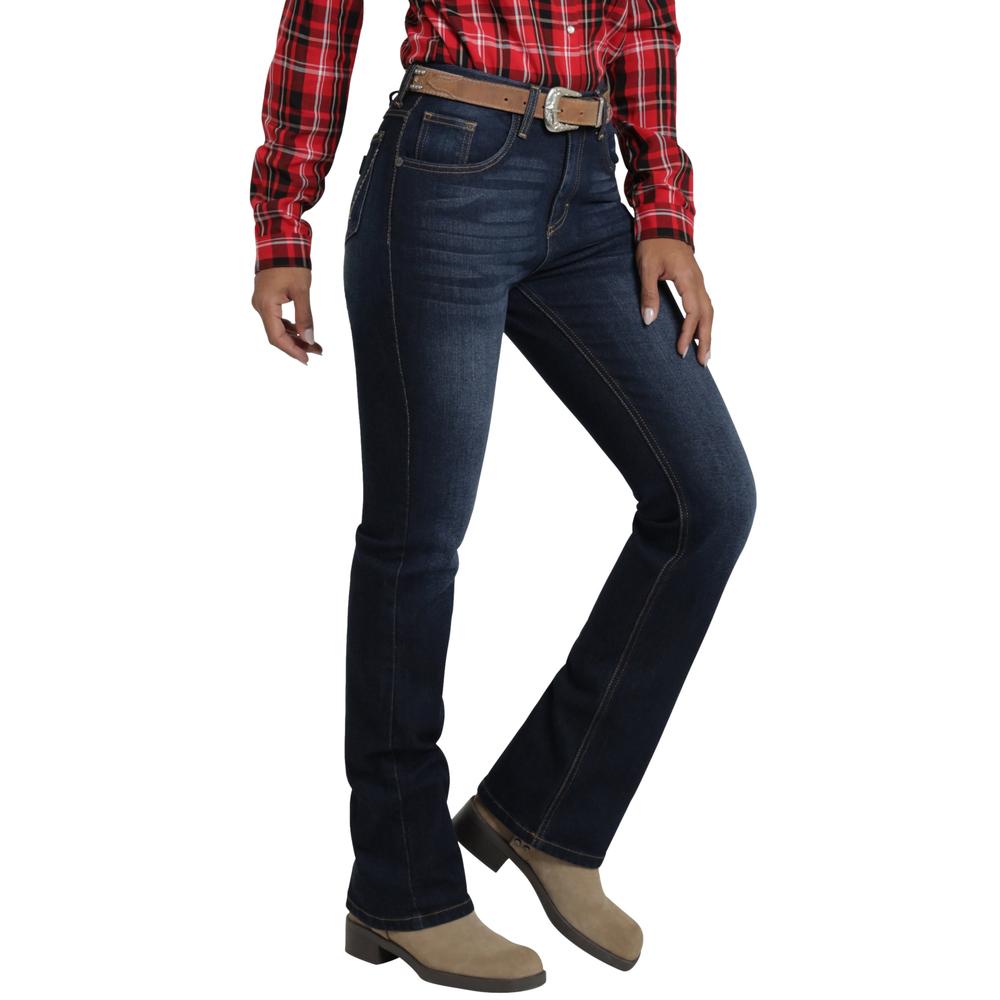 Foto 3 pulgar | Jeans Vaquero Wrangler Mujer Boot Cut 192 Azul