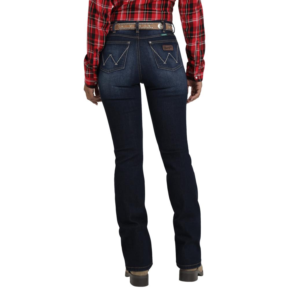 Foto 4 pulgar | Jeans Vaquero Wrangler Mujer Boot Cut 192 Azul