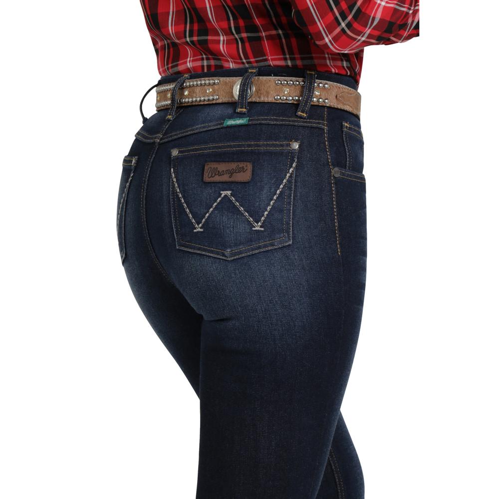 Foto 5 | Jeans Vaquero Wrangler Mujer Boot Cut 192 Azul
